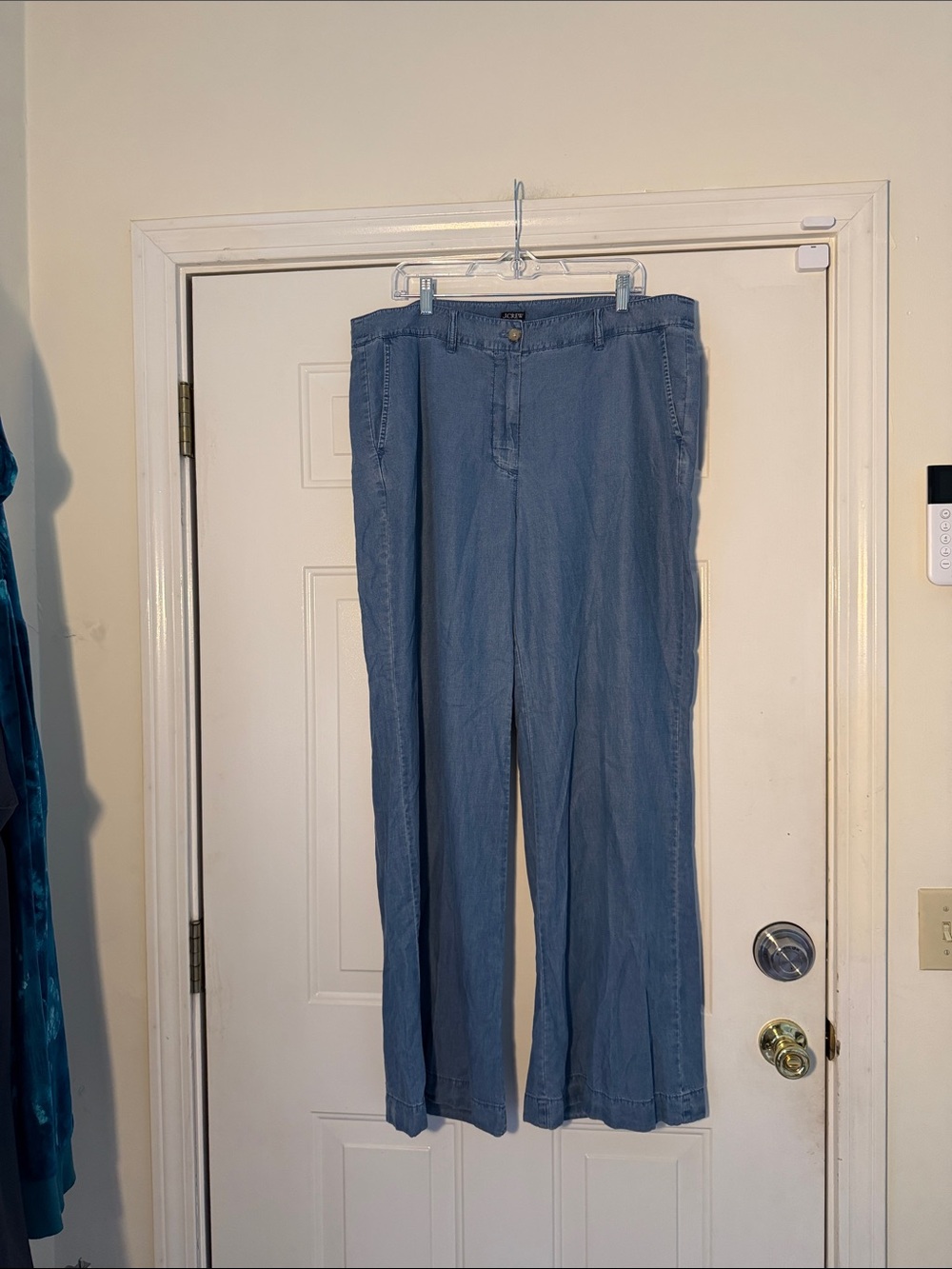 J. Crew‎ Light Blue Women's Wide-Leg Jeans. Sz 16